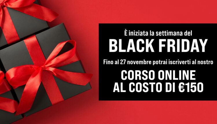 black friday 2023 corso online amministratore di condominio