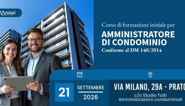 Corso di Amministratore di Condominio a Prato-1